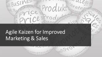 Agile kaizen for increasing sales and marketing performance, profitability and productivity workshop, shruti bhat