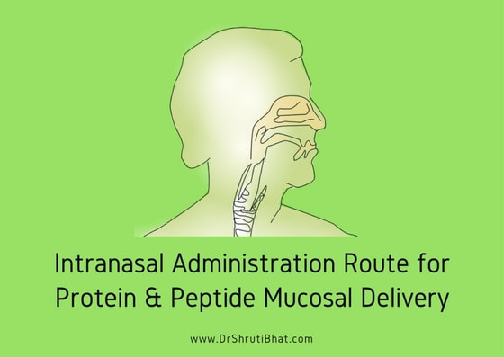 Intranasal administration route for protein & peptide mucosal delivery.Picture
