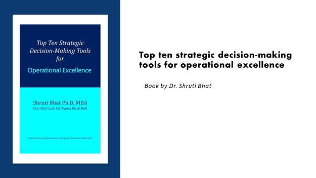 Top ten strategic decision-making tools for organizational operational excellence
