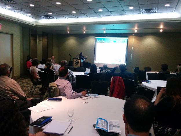 Dr Shruti Bhat presenting a talk at ASQ Quality Conference Vancouver Canada May 2015