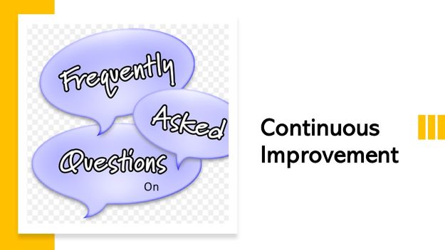 frequently asked questions on continuous improvement FAQ 3- continuous improvement for e-business