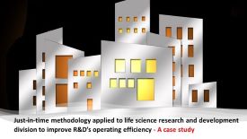  Just-in-time methodology applied to life science research and development division to improve R&D operating efficiency- A case study by Dr Shruti Bhat