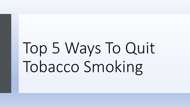 top 5 ways to quit smoking